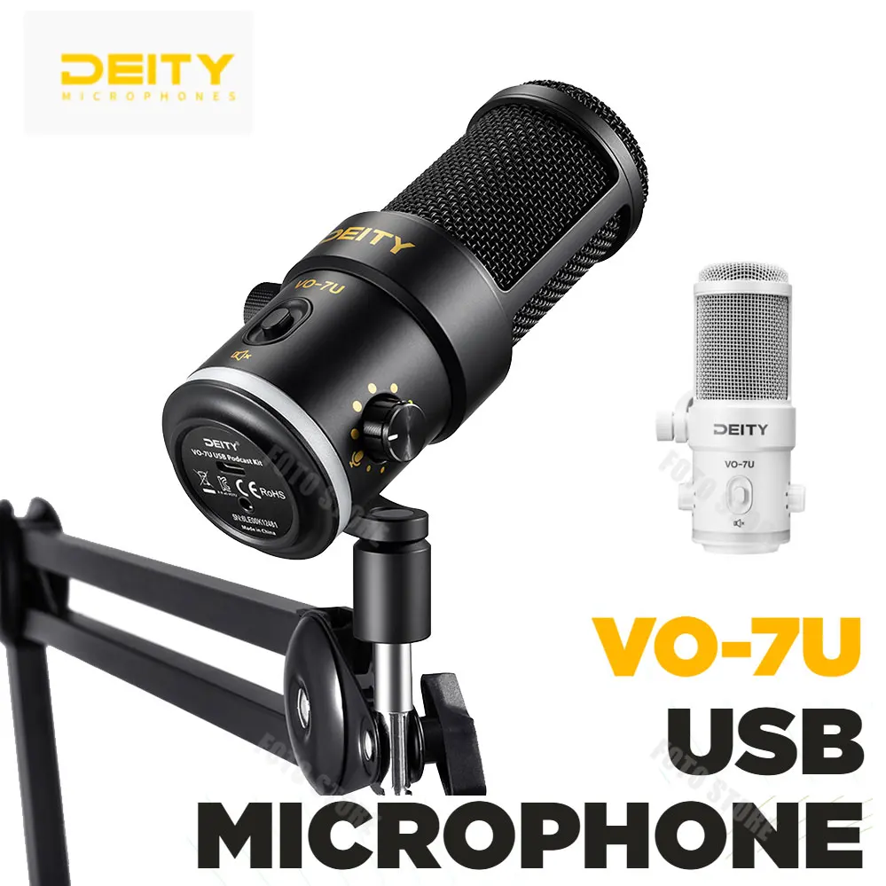 DEITY VO-7U USB Streamer Microphone Broadcast Dynamic USB Mic with RGB Lighting Effect For Phones Laptop PS5 XBOX Live streaming
DEITY VO-7U USB Streamer Microphone Broadcast Dynamic USB Mic with RGB Lighting Effect For Phones Laptop PS5 XBOX Live streaming