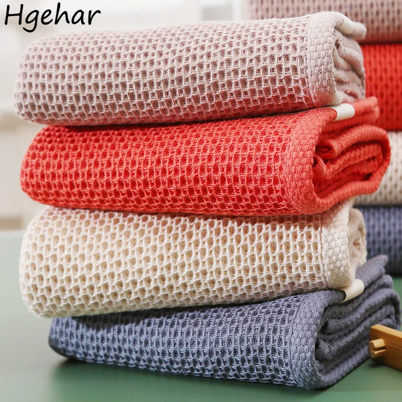 

Face Towel Cotton Absorbent Bathroom Home Towels Hair Quick Dry Cleaning Hand Skin-Friendly Washcloth 35*75cm Breathable Toalla