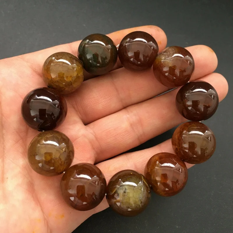 20 мм Dugu Nine Sword Тибетский Круглый браслет из агата естественного цвета с бусинами c382
20 мм Dugu Nine Sword Тибетский Круглый браслет из агата естественного цвета с бусинами c382