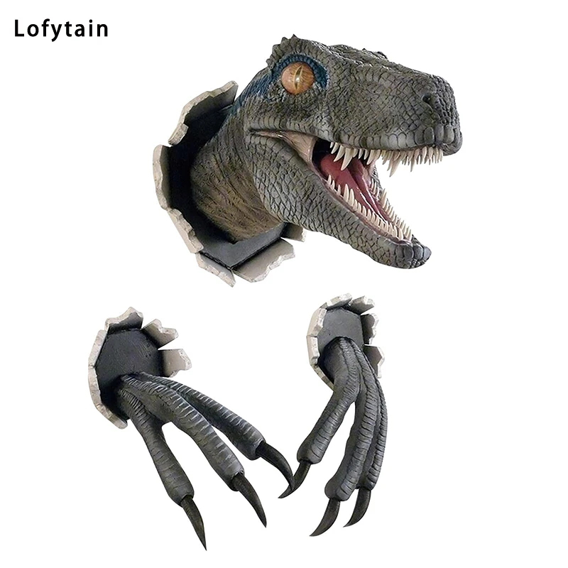 Lofytain 3D Dinosaur Decoration Velociraptor Set Wall Cartoon Simulation Decorative Prop Dragon Wall Hanging Statue Props
Lofytain 3D Dinosaur Decoration Velociraptor Set Wall Cartoon Simulation Decorative Prop Dragon Wall Hanging Statue Props
