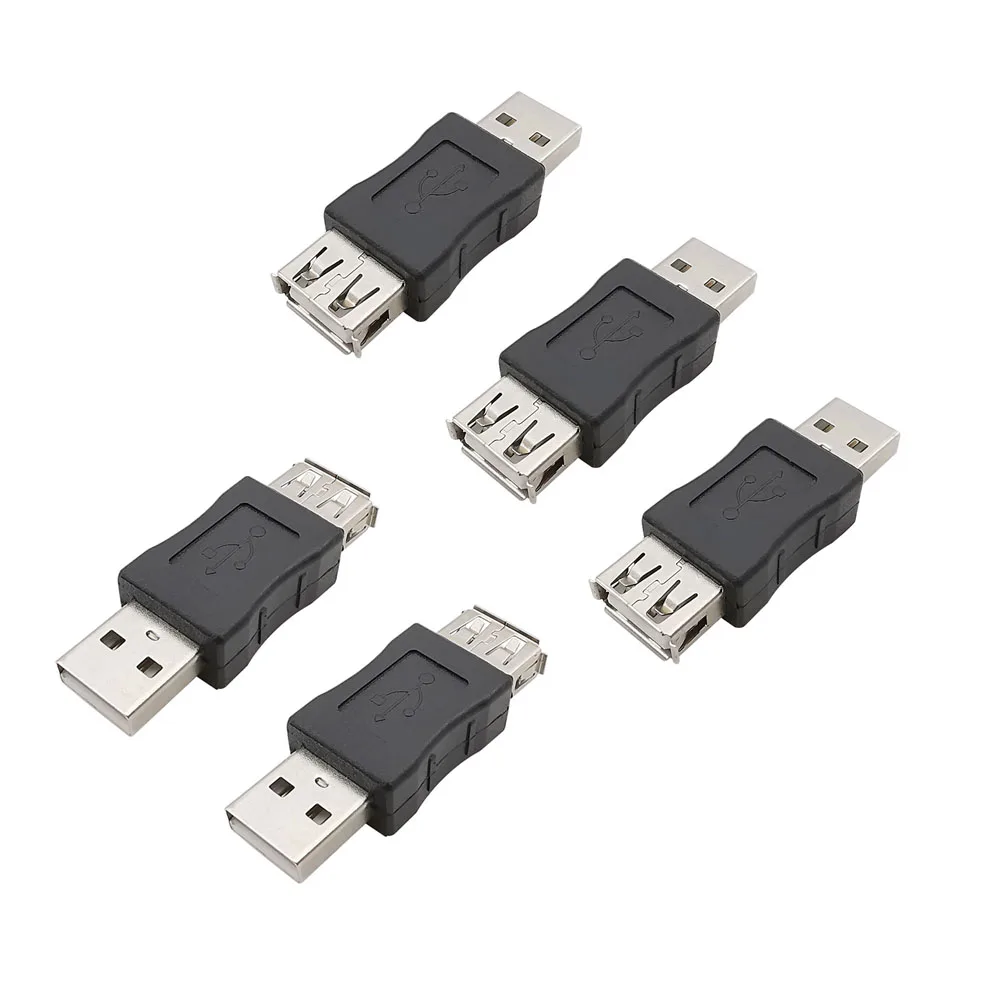 5Pcs/Lot USB 2.0 Type A Male Female Adaptor USB 2.0 A Joiner Plug Jack Coupler Data Extension Cable Converter USB M/F Connectors
5Pcs/Lot USB 2.0 Type A Male Female Adaptor USB 2.0 A Joiner Plug Jack Coupler Data Extension Cable Converter USB M/F Connectors
