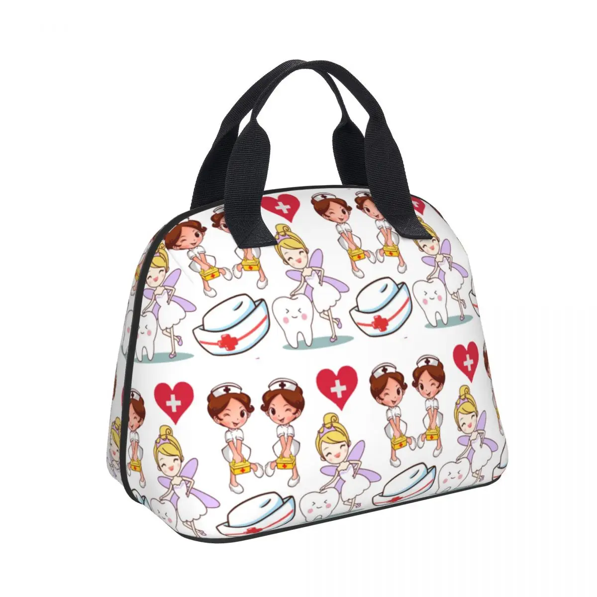 Nurse Girls Pattern Insulated lunch Bag For Women Kids Cooler Bag Thermal Portable Lunch Box Ice Pack Tote Food Picnic Bags
Nurse Girls Pattern Insulated lunch Bag For Women Kids Cooler Bag Thermal Portable Lunch Box Ice Pack Tote Food Picnic Bags