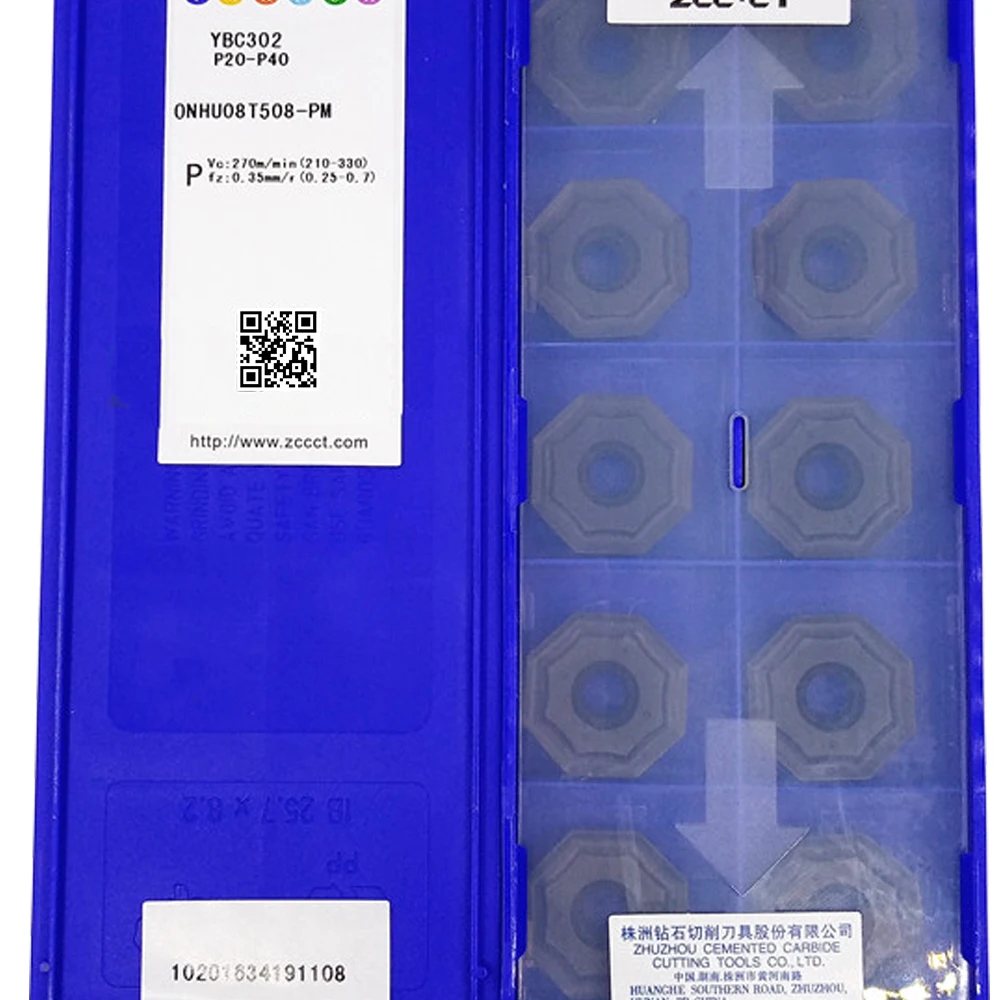 ONHU08T508-PM YBM253 YBD152 YBM351 YBC302 YBD252 100% ZCC 10pcs/Lot Carbide Milling Insert 
ONHU08T508-PM YBM253 YBD152 YBM351 YBC302 YBD252 100% ZCC 10pcs/Lot Carbide Milling Insert