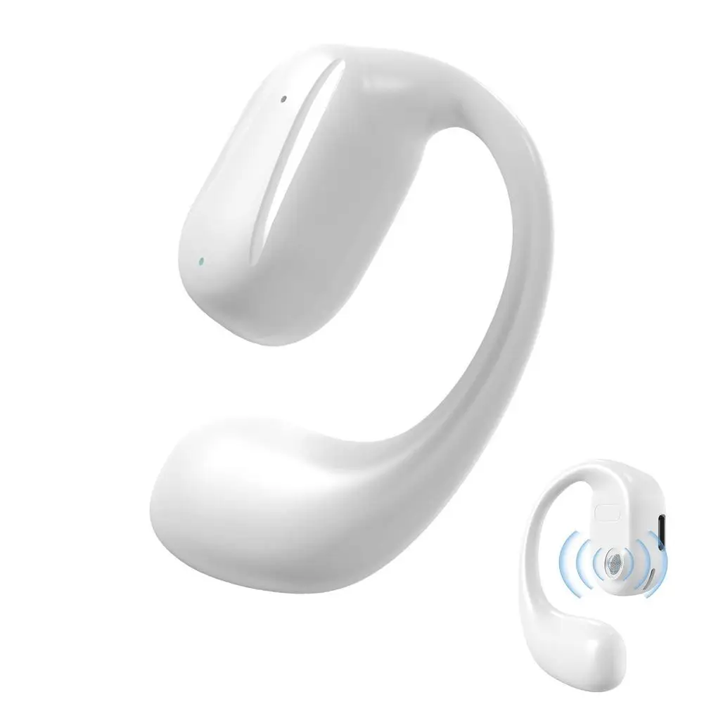 Single Left Ear Wireless Bluetooth Headset Open Bone Conduction Earphones Ear Hook Noise Canceling Headphones for Driving Sport
Single Left Ear Wireless Bluetooth Headset Open Bone Conduction Earphones Ear Hook Noise Canceling Headphones for Driving Sport