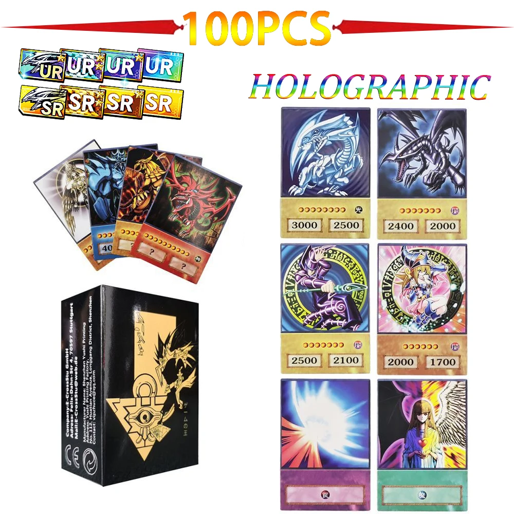 Blue-Eyes White Dragon Card Yu-Gi-Oh Cards 100Pcs/Box Rare Laser Flash Card Egyptian God Table Games Toy Competitive Paper Cards
Blue-Eyes White Dragon Card Yu-Gi-Oh Cards 100Pcs/Box Rare Laser Flash Card Egyptian God Table Games Toy Competitive Paper Cards