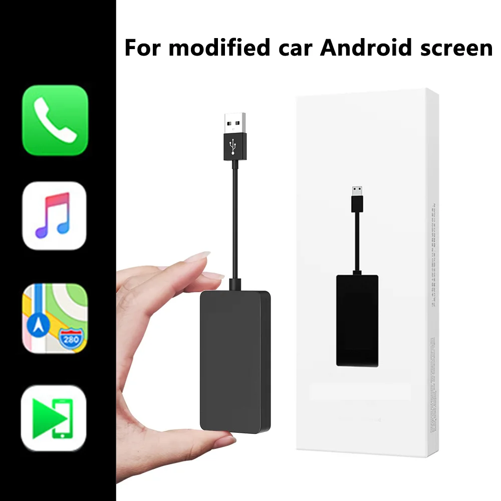 

Carplay Android Car Onboard Navigation Upgrade Apple SYSTEM USB Connection Mobile Phone Interconnect Screen Projection Module Bo