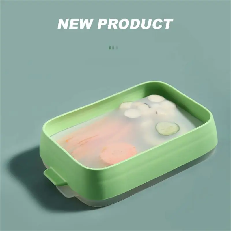 Rectangular Small Lunch Box Creative Silicone Fresh-keeping Box Fresh-keeping Food Grade Silicone Film Refrigerator Storage Box
Rectangular Small Lunch Box Creative Silicone Fresh-keeping Box Fresh-keeping Food Grade Silicone Film Refrigerator Storage Box