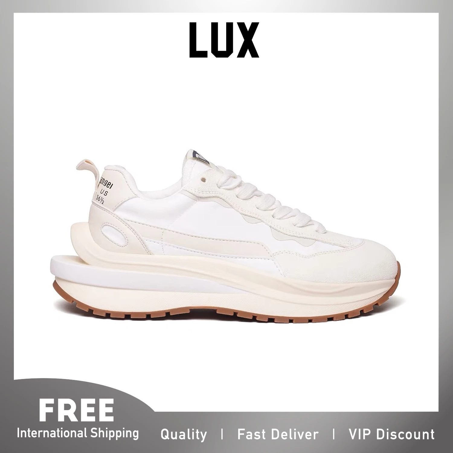 LUX Summer New Trendy Design Thick Shoe Sole Waffle Sneakers for Women Causal Breathable Sporty Running Shoes for Girl
LUX Summer New Trendy Design Thick Shoe Sole Waffle Sneakers for Women Causal Breathable Sporty Running Shoes for Girl