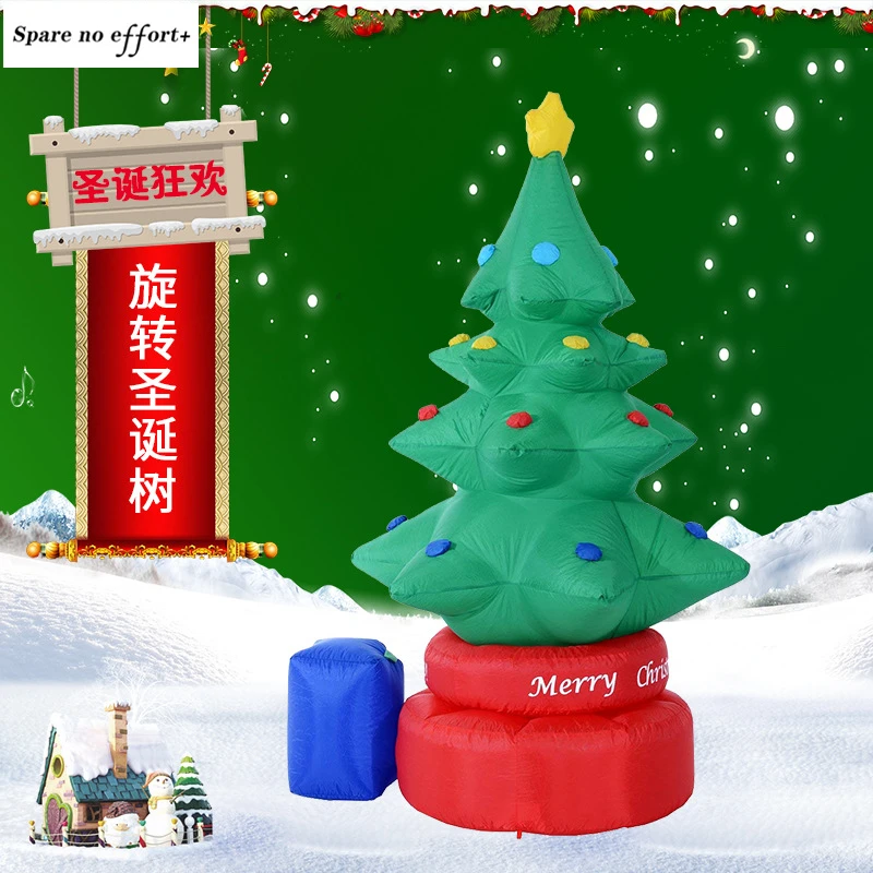 Rotate 360Degrees Christmas Tree Onflatable Toy 2.1M Christmas Decorations for Home Yard Outdoor Enfeites De Natal New Year Gift
Rotate 360Degrees Christmas Tree Onflatable Toy 2.1M Christmas Decorations for Home Yard Outdoor Enfeites De Natal New Year Gift