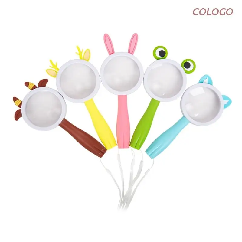 Lovely Cartoon Magnifying Glass Cow/Deer/Rabbit/Frog/Cat Shaped 5X/10X Handheld Reading Magnifier for Kids & Seniors D0LD
Lovely Cartoon Magnifying Glass Cow/Deer/Rabbit/Frog/Cat Shaped 5X/10X Handheld Reading Magnifier for Kids & Seniors D0LD
