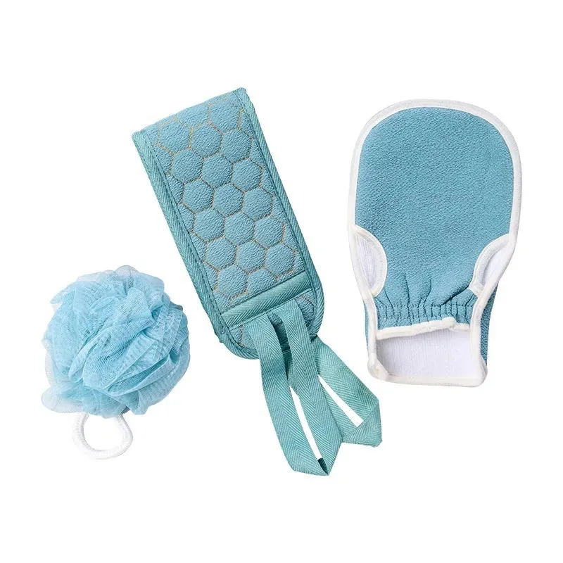3pcs Set Belt Towel Ball Glove Deep Mud Clean Korean Body Washcloth Japanese Rear Scrub Shower Exfoliating Back Scrubber Bath
3pcs Set Belt Towel Ball Glove Deep Mud Clean Korean Body Washcloth Japanese Rear Scrub Shower Exfoliating Back Scrubber Bath