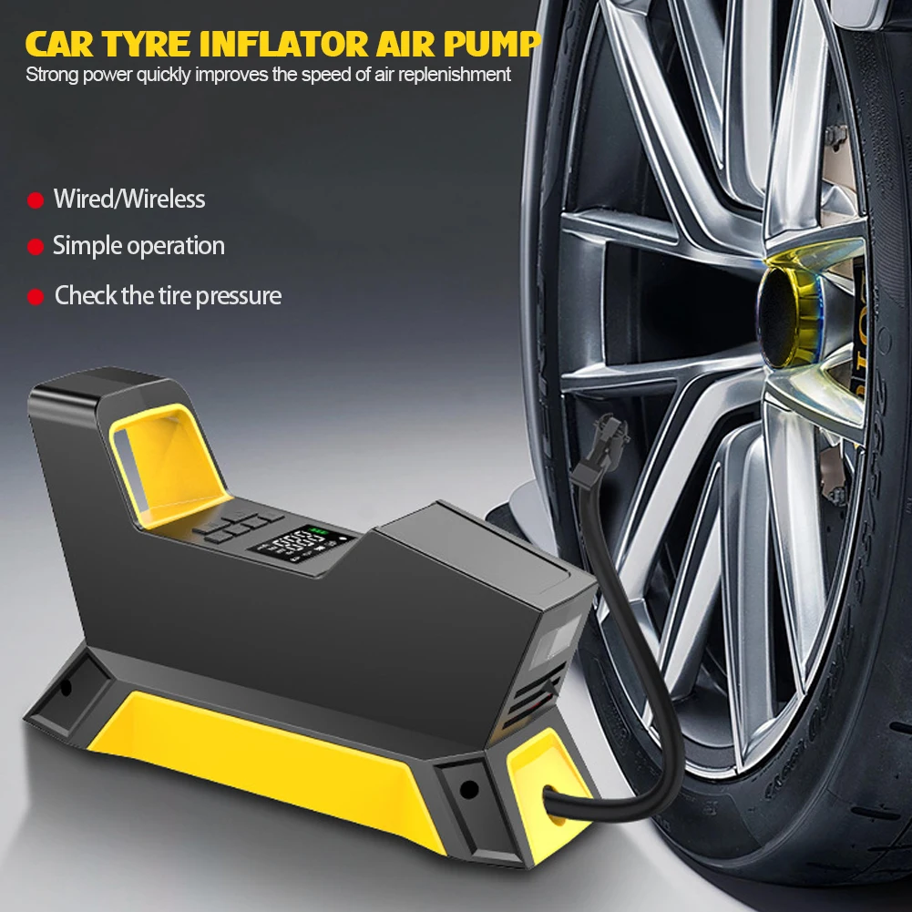 Car Tyre Inflator air Pump 150PSI Electric USB Portable Air Compressor Digital Car Tire Inflator for Bicycle 12V Quick Inflation
Car Tyre Inflator air Pump 150PSI Electric USB Portable Air Compressor Digital Car Tire Inflator for Bicycle 12V Quick Inflation