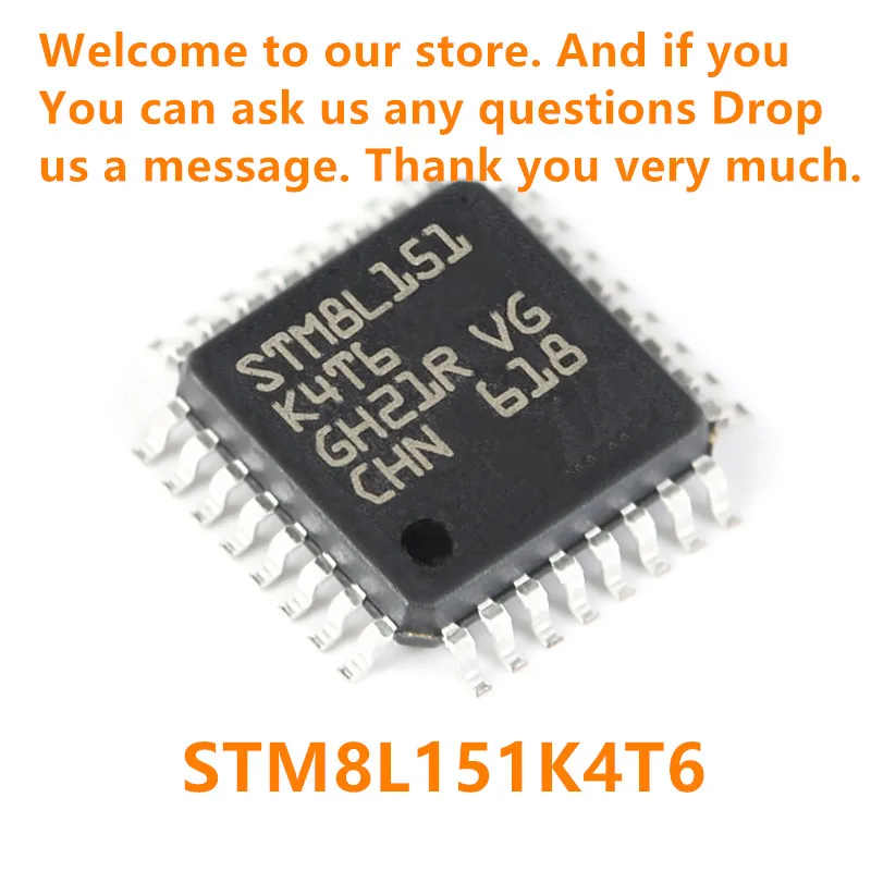 Original Authentic STM8L151K4T6 LQFP-32 16MHz/16KB Flash / 8-bit Microcontroller -MCU
Original Authentic STM8L151K4T6 LQFP-32 16MHz/16KB Flash / 8-bit Microcontroller -MCU