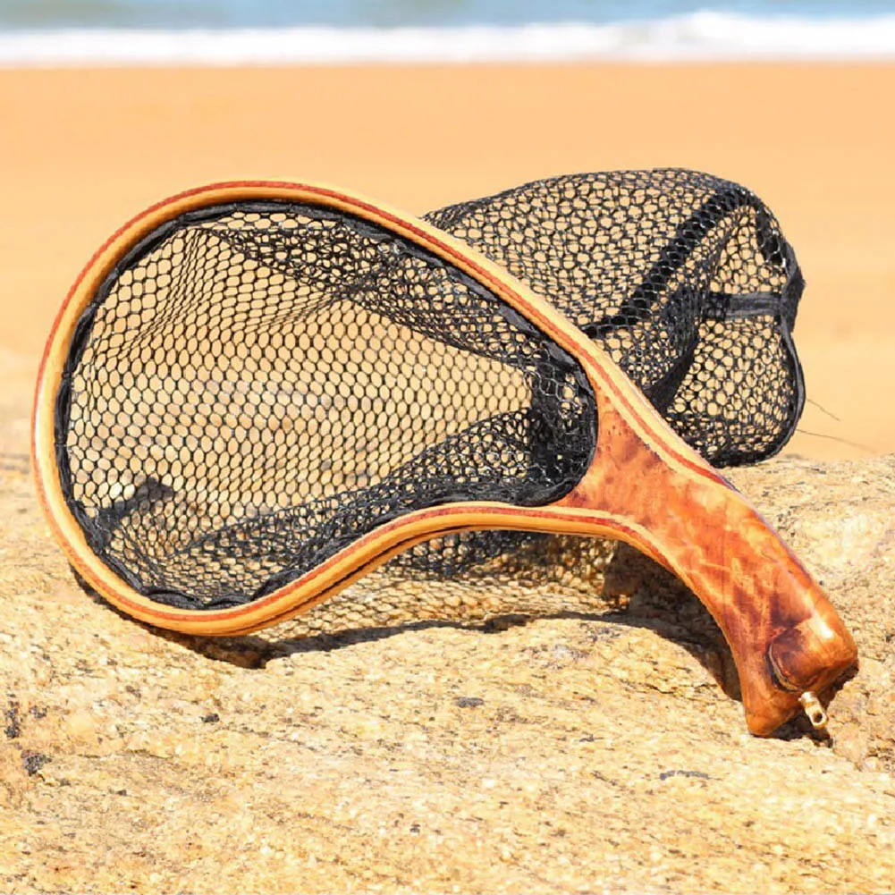 Release Net Fly Fishing Net Fishing Net Functional Landing Catch Wood+plastic Wooden Frame 35*17*25cm For Fly Fishing Brand New
Release Net Fly Fishing Net Fishing Net Functional Landing Catch Wood+plastic Wooden Frame 35*17*25cm For Fly Fishing Brand New