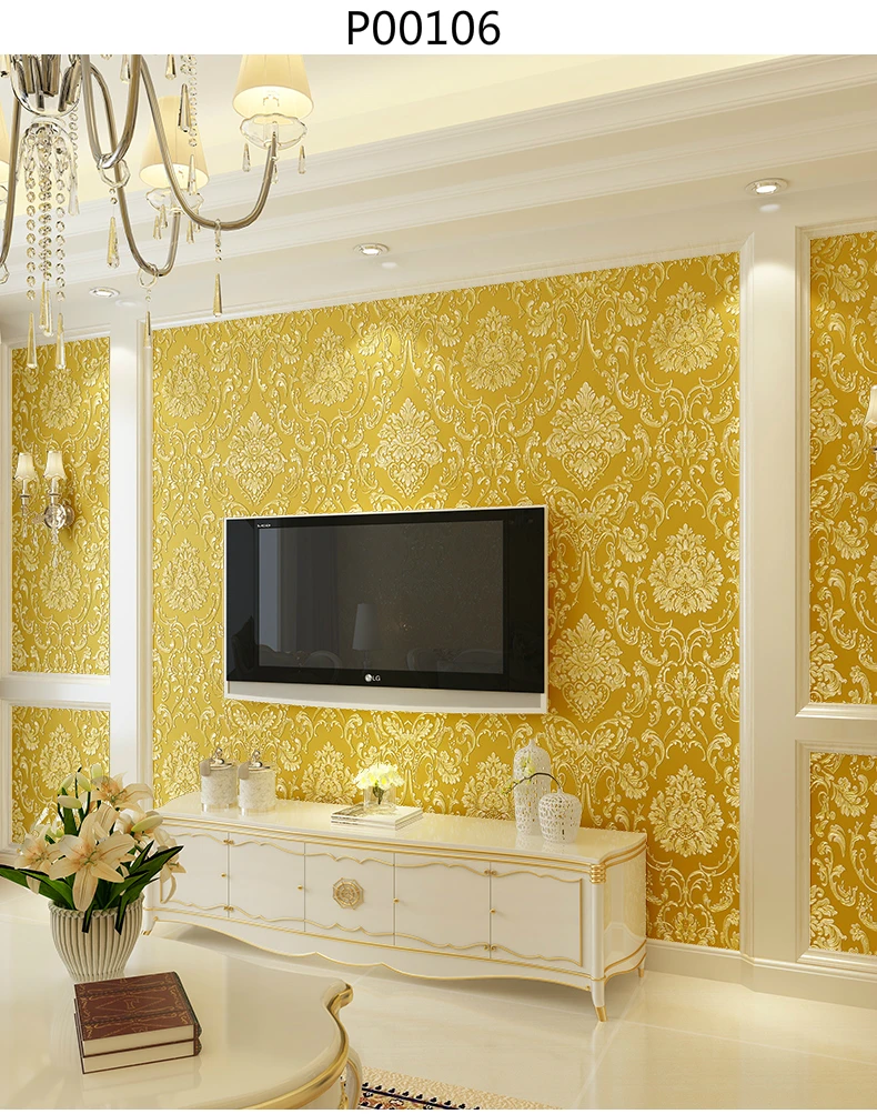 Modern Damask Wallpaper Luxury Wall Paper Embossed Textured 3D Wall Covering For Bedroom Living Room Home Decor
Modern Damask Wallpaper Luxury Wall Paper Embossed Textured 3D Wall Covering For Bedroom Living Room Home Decor
