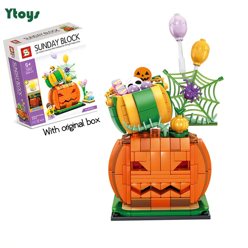 Pumpkin Lighting Hut Bricks Sets Creative Pumpkin Ghosts Party House Model Building Block Kids Boys Toys Gifts Puzzle DIY Toys
Pumpkin Lighting Hut Bricks Sets Creative Pumpkin Ghosts Party House Model Building Block Kids Boys Toys Gifts Puzzle DIY Toys
