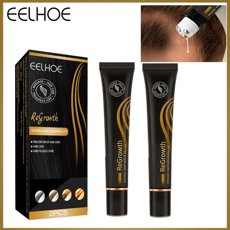 

2PCS Hair Growth Products Anti Hair Loss Essence Hair Loss Treatment Scalp Treatment Nourish Damaged Hair Essential Oil Unisex