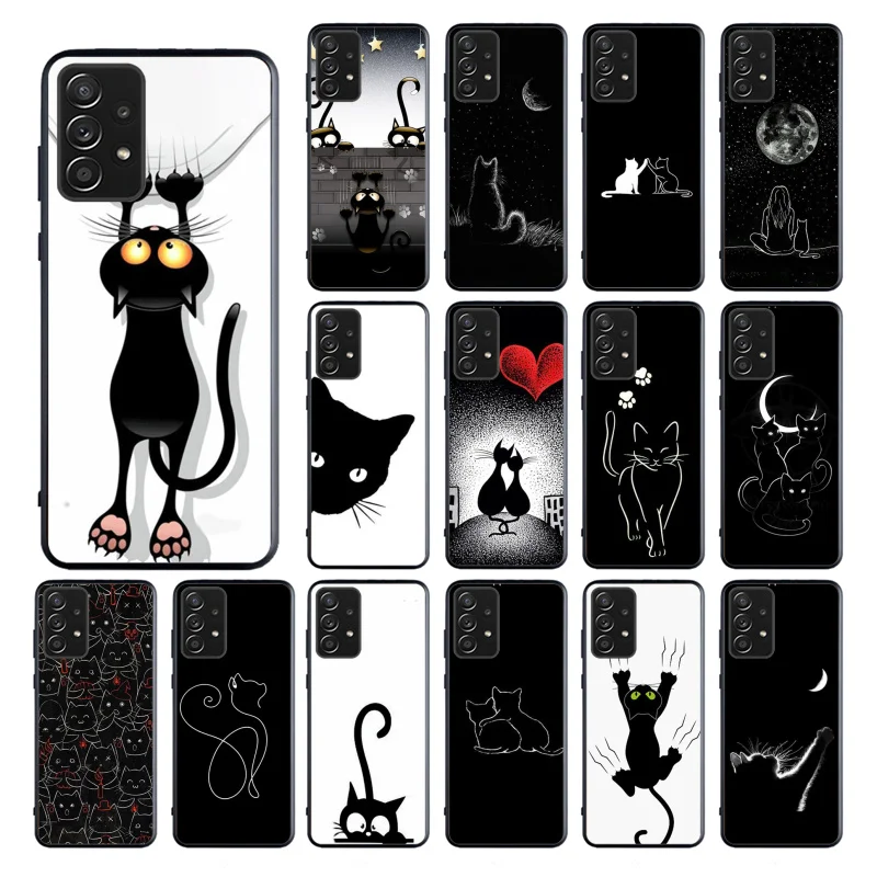Black Cat Phone Case for Samsung Galaxy A13 A22 A12 A32 A71 A11 A21S A33 A52 A72 A51 A50 A70 A31 M31
Black Cat Phone Case for Samsung Galaxy A13 A22 A12 A32 A71 A11 A21S A33 A52 A72 A51 A50 A70 A31 M31