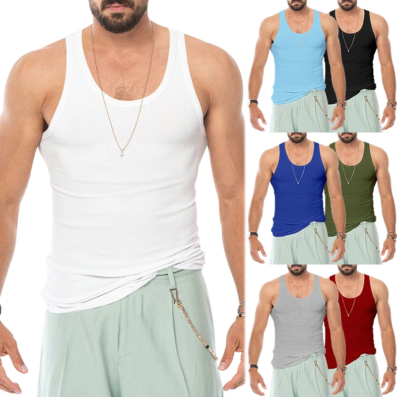 2023 Summer Fashion Tank Top Trend Sports Fitness Leisure Men's Shirt Solid Loose Short Sleeve Round Neck Zipper Top Men's Polo
2023 Summer Fashion Tank Top Trend Sports Fitness Leisure Men's Shirt Solid Loose Short Sleeve Round Neck Zipper Top Men's Polo