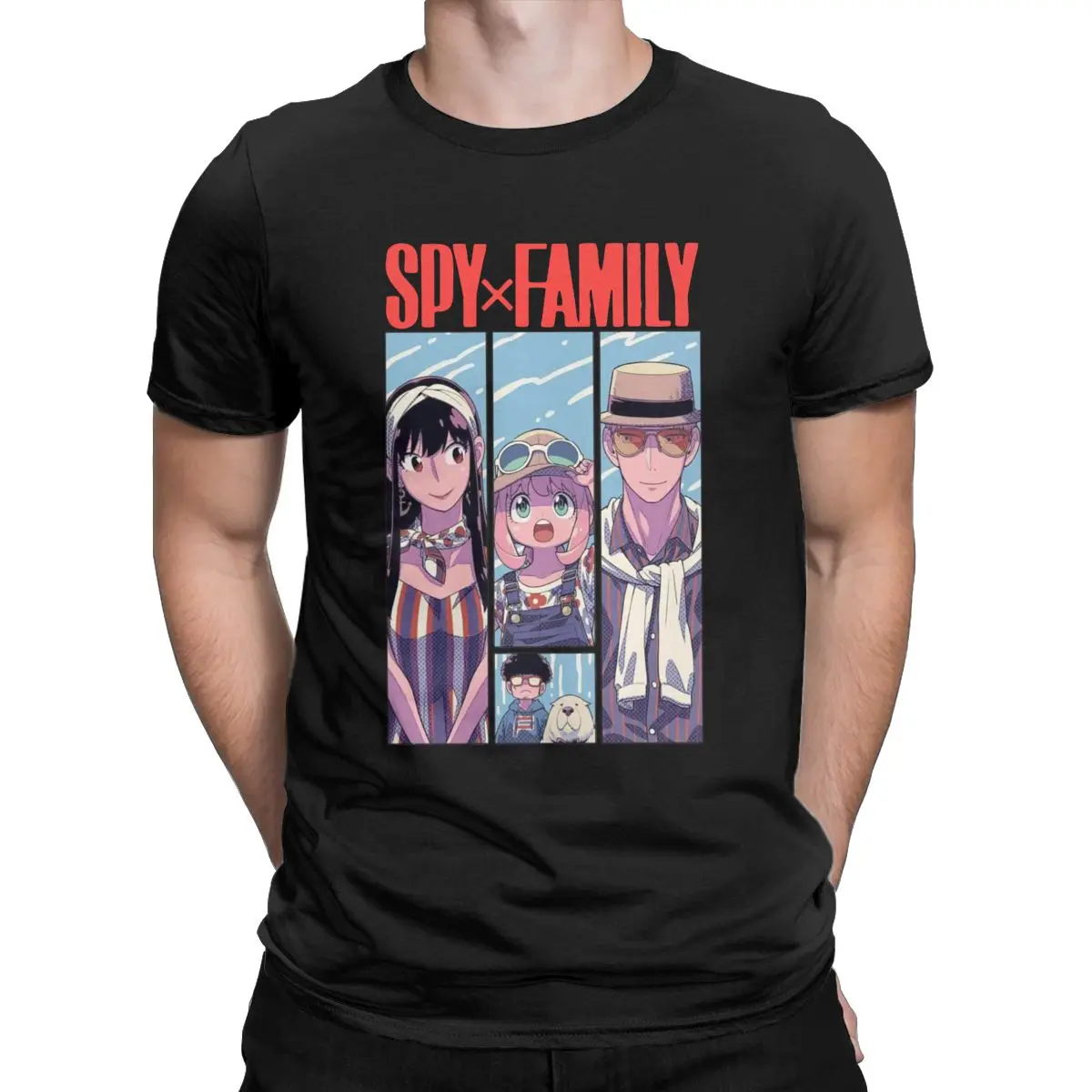 Spy X Family kawaii t shirt for men 100% Cotton Fashion for Male T-Shirt Round Neck anime Tee Shirt Short Sleeve Clothing 6XL 
Spy X Family kawaii t shirt for men 100% Cotton Fashion for Male T-Shirt Round Neck anime Tee Shirt Short Sleeve Clothing 6XL