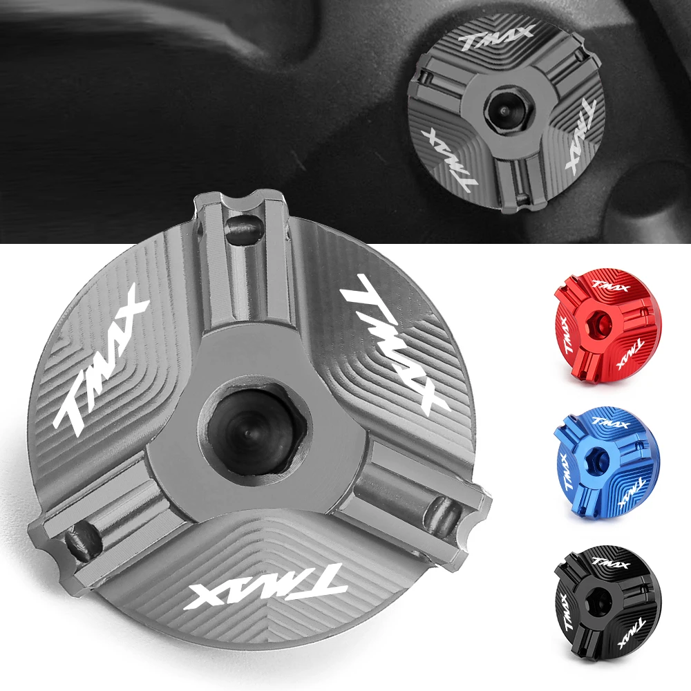 

Fit TMAX 560 2020 2021 Motorcycle CNC Engine Oil Cap Bolt Screw Filler cover For YAMAHA T-MAX500 TMAX530 SX/DX 2017 2018 2019