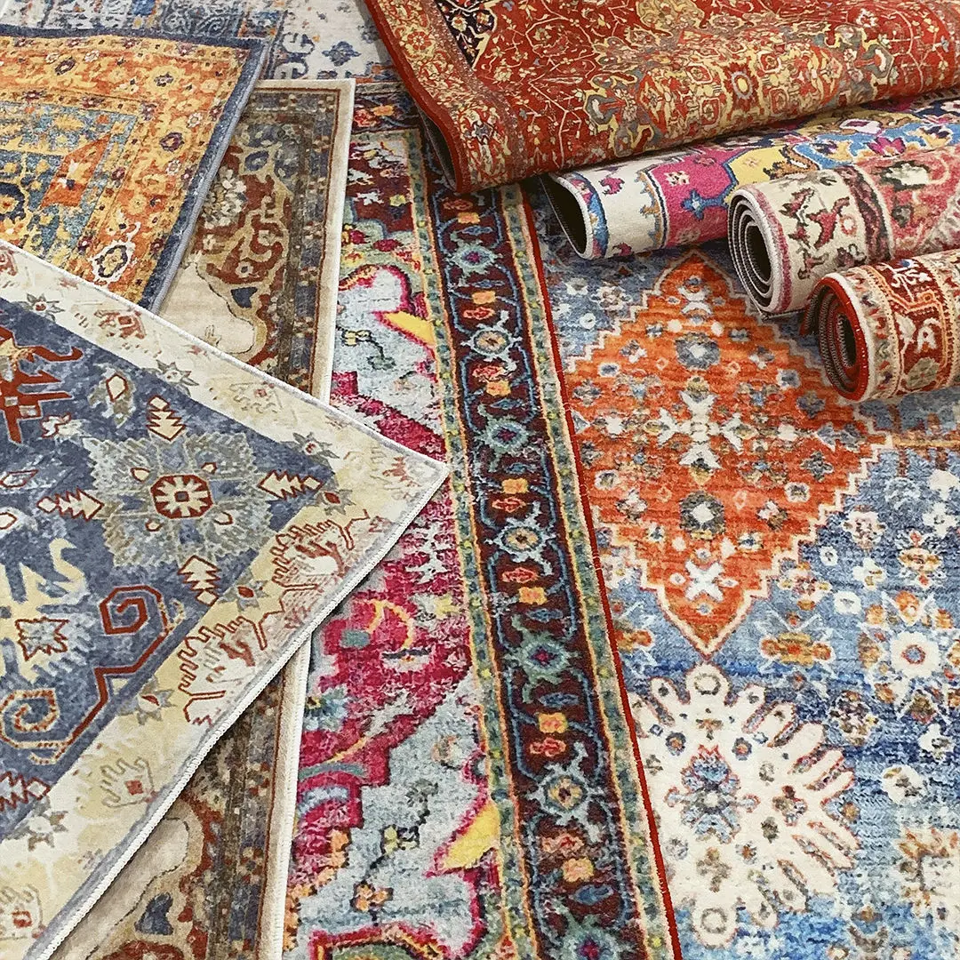 Retro American Pastoral Stylecarpet Living Room Home Bedroom Bohemian Decor Cloakroom Bedside Anti-Slip Rug Entrance Doormat
Retro American Pastoral Stylecarpet Living Room Home Bedroom Bohemian Decor Cloakroom Bedside Anti-Slip Rug Entrance Doormat