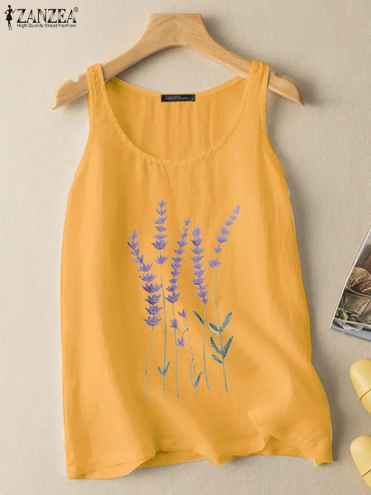ZANZEA Women Tanks Tops Summer Vintage Floral Embroidery Blouse Retro Cotton Camis Casual O Neck Sleeveless Loose Beach Shirt
ZANZEA Women Tanks Tops Summer Vintage Floral Embroidery Blouse Retro Cotton Camis Casual O Neck Sleeveless Loose Beach Shirt