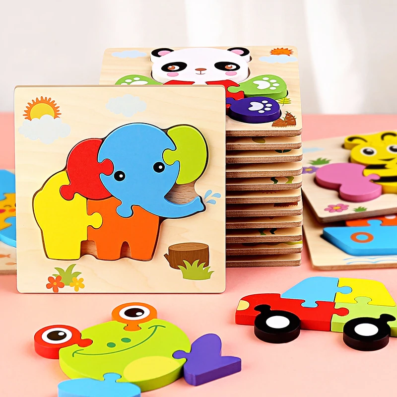 Baby 3D Wooden Puzzles Cartoon Animal Puzzle Toys Intelligence Cognitive Jigsaw Wood Puzzle Early Educational Toys For Kids Gift
Baby 3D Wooden Puzzles Cartoon Animal Puzzle Toys Intelligence Cognitive Jigsaw Wood Puzzle Early Educational Toys For Kids Gift