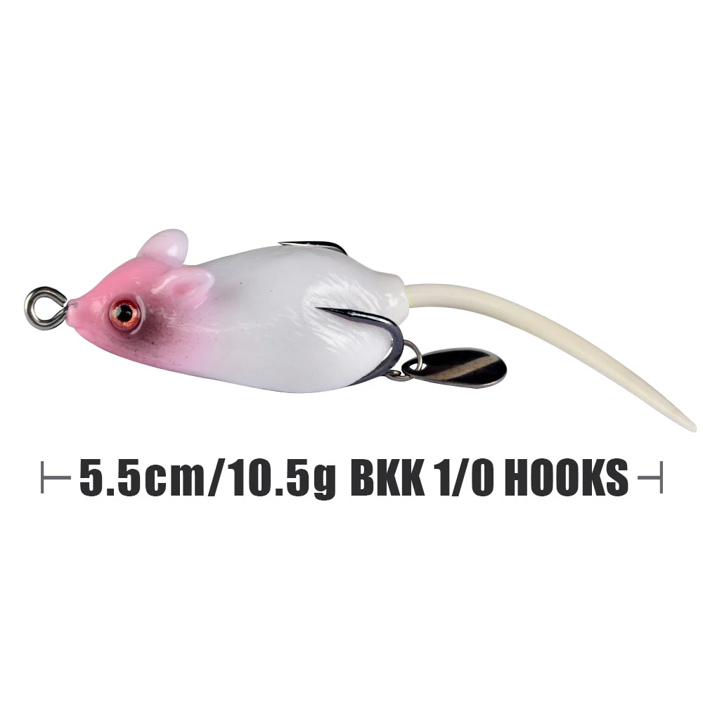 Lure Bait Mouse 5.5cm/10.5g Freshwater Double Hook Thunder Frog Rat Fish Gear Supplies Wholesale
Lure Bait Mouse 5.5cm/10.5g Freshwater Double Hook Thunder Frog Rat Fish Gear Supplies Wholesale
