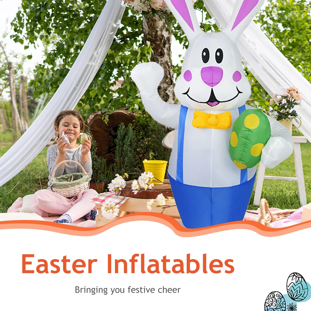 Easter Bunny Inflatable Model Luminous Rabbit Swing Garden Outdoor Ornament Trees Decoration Inflatable Toys
Easter Bunny Inflatable Model Luminous Rabbit Swing Garden Outdoor Ornament Trees Decoration Inflatable Toys