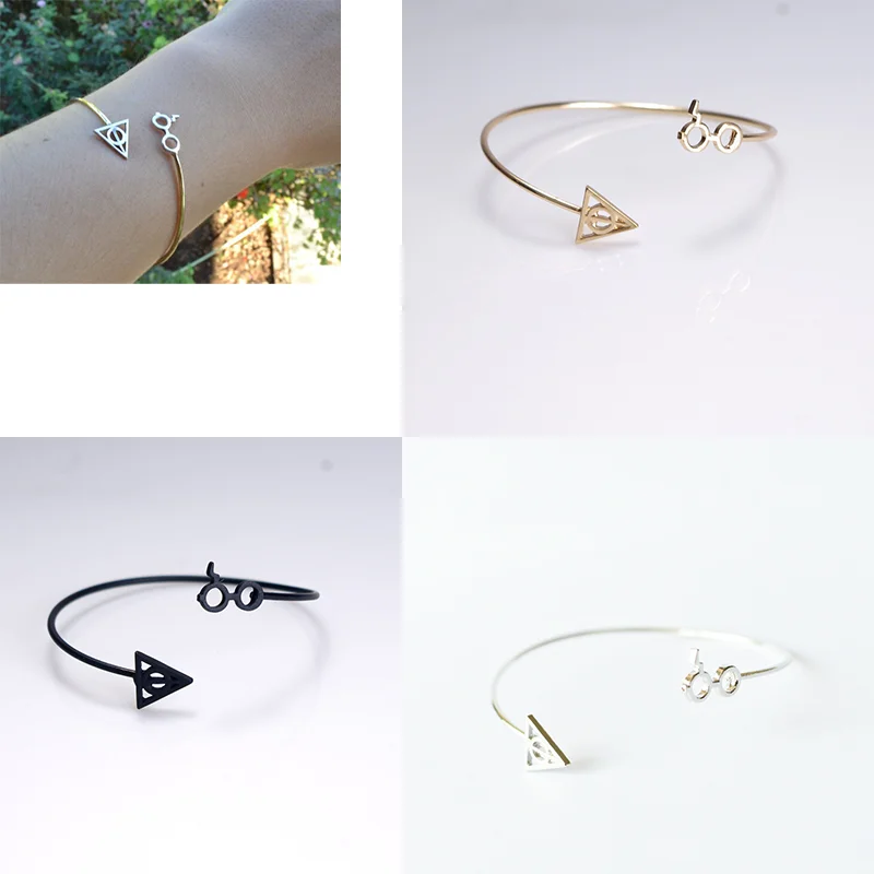 Charm Ladies Harries Bracelet Geometric Triangle Potters Deathly Hallows Alloy Bracelets Creative Female Simple Hand Accessories
Charm Ladies Harries Bracelet Geometric Triangle Potters Deathly Hallows Alloy Bracelets Creative Female Simple Hand Accessories