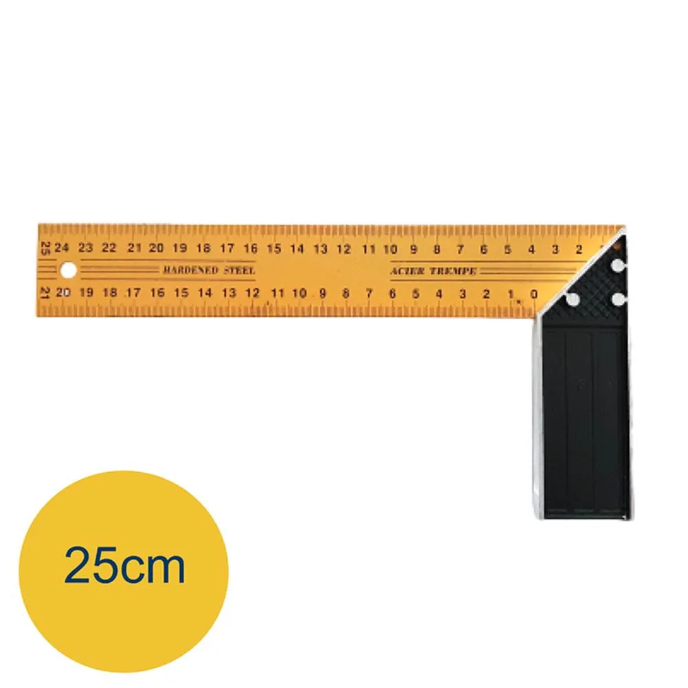 Angle Square Ruler Carpenter Stainless Steel Tool Woodworking 90 Degree Craft For Measure Precision Ruler High Quality
Angle Square Ruler Carpenter Stainless Steel Tool Woodworking 90 Degree Craft For Measure Precision Ruler High Quality