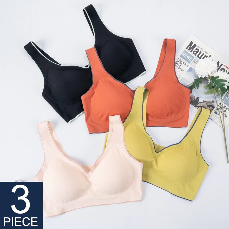 3pcs Push Up Bralette One-piece Seamless Bras for Women Sports Brassiere Bra Vest Gathers Shock-Proof Pad Yoga Sport Underwear
3pcs Push Up Bralette One-piece Seamless Bras for Women Sports Brassiere Bra Vest Gathers Shock-Proof Pad Yoga Sport Underwear