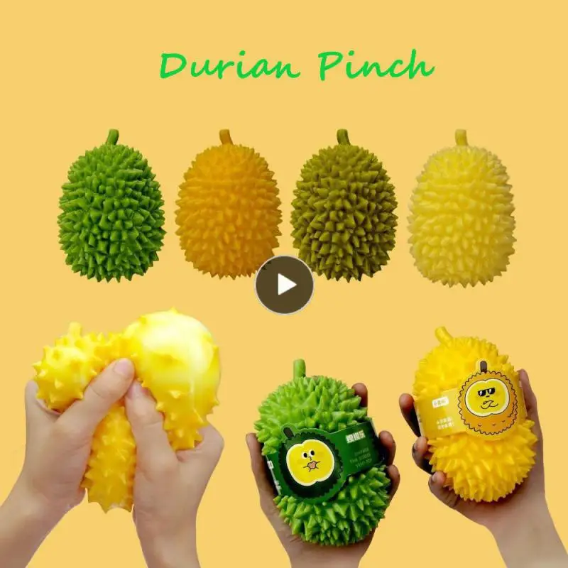 Kids Squeeze Toy Cute Durian Decompression Children's Fruit Hand Squeeze Not Rotten To Decompress Ball Toy Random Color
Kids Squeeze Toy Cute Durian Decompression Children's Fruit Hand Squeeze Not Rotten To Decompress Ball Toy Random Color