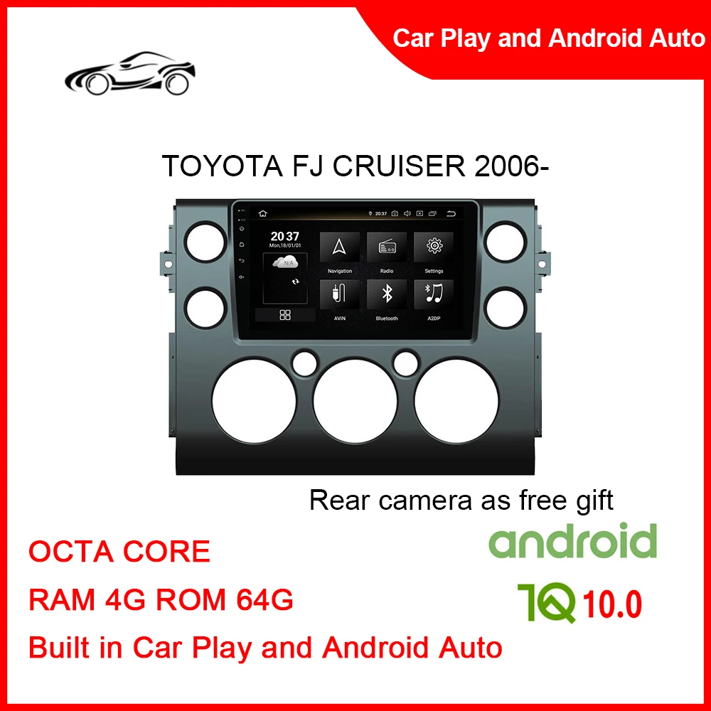 CUSP GPS CAR Big Screen For Toyota FJ Cruiser 2006- RAM 4G ROM 64G Android Car Radio 9 Inch Double Din Car Stereo Apple Car Play
CUSP GPS CAR Big Screen For Toyota FJ Cruiser 2006- RAM 4G ROM 64G Android Car Radio 9 Inch Double Din Car Stereo Apple Car Play