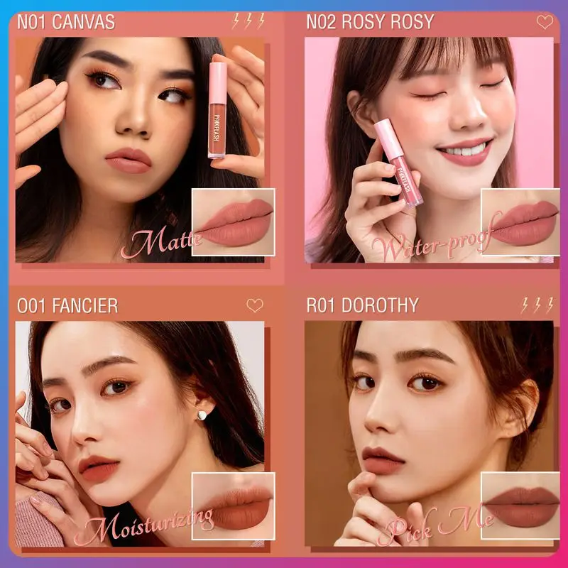 Matte Lip Gloss Waterproof Lasting Moist Lipstick Thin Texture High Color Rendering Lipstick Nonstick Cup Lip Glaze Makeup TSLM1
Matte Lip Gloss Waterproof Lasting Moist Lipstick Thin Texture High Color Rendering Lipstick Nonstick Cup Lip Glaze Makeup TSLM1