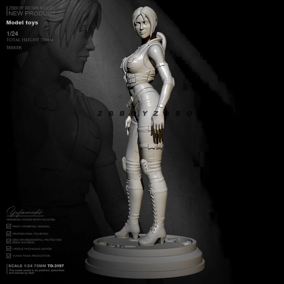 1/24 Quest Resin Figure Toy Female Soldier TD-3197 
1/24 Quest Resin Figure Toy Female Soldier TD-3197