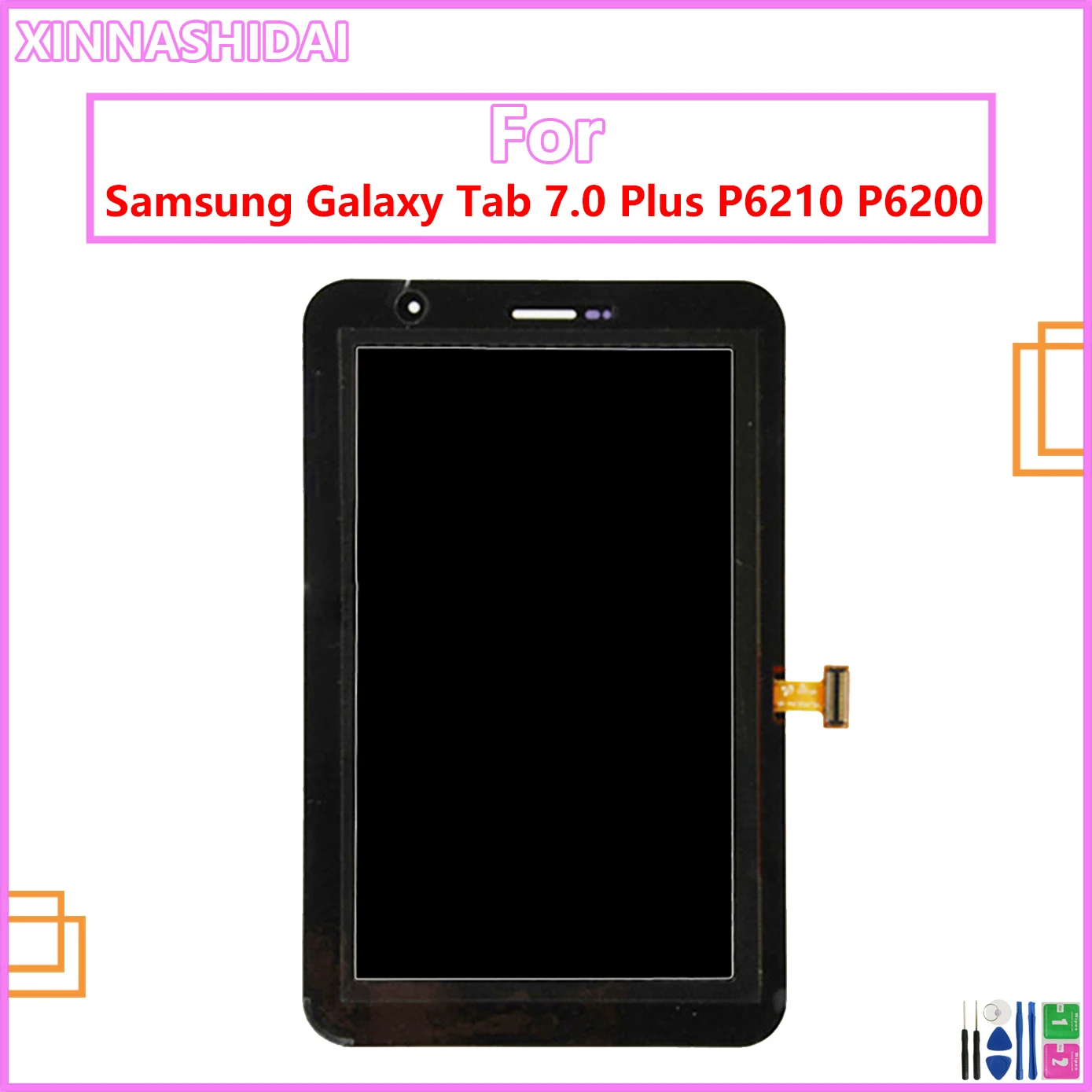 Внешний сенсорный ЖК-экран для Samsung Galaxy Tab 7,0 Plus P6210 P6200, переднее стекло, дисплей, сенсорная панель, сменный дигитайзер 
Внешний сенсорный ЖК-экран для Samsung Galaxy Tab 7,0 Plus P6210 P6200, переднее стекло, дисплей, сенсорная панель, сменный дигитайзер