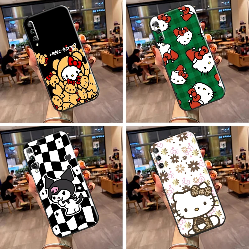 

Cartoon Kuromi Hello Kitty Cat Phone Case For Huawei Y9 Y7 Prime 2019 Y9a Y9s Y9 Y8s Y7 Y6 Y6P Y7P Y8P Cover Carcasa Cases TPU