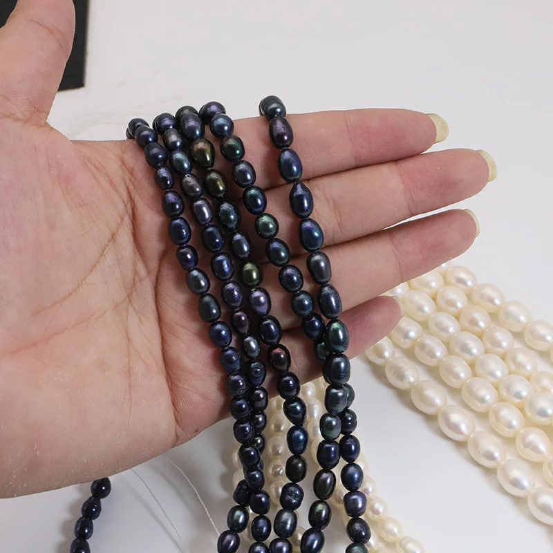 45pcs/Lot 5-6mm rice shaped black natural freshwater pearl DIY Jewelry Making Necklace Bracelet Earrings Accessories JA0681
45pcs/Lot 5-6mm rice shaped black natural freshwater pearl DIY Jewelry Making Necklace Bracelet Earrings Accessories JA0681