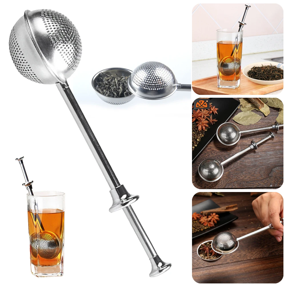 Telescopic Tea Ball Infuser With Long Handle Stainless Steel Tea Infuser Strainer Herb Spice Loose Leaf Filter Teaware Accessory
Telescopic Tea Ball Infuser With Long Handle Stainless Steel Tea Infuser Strainer Herb Spice Loose Leaf Filter Teaware Accessory