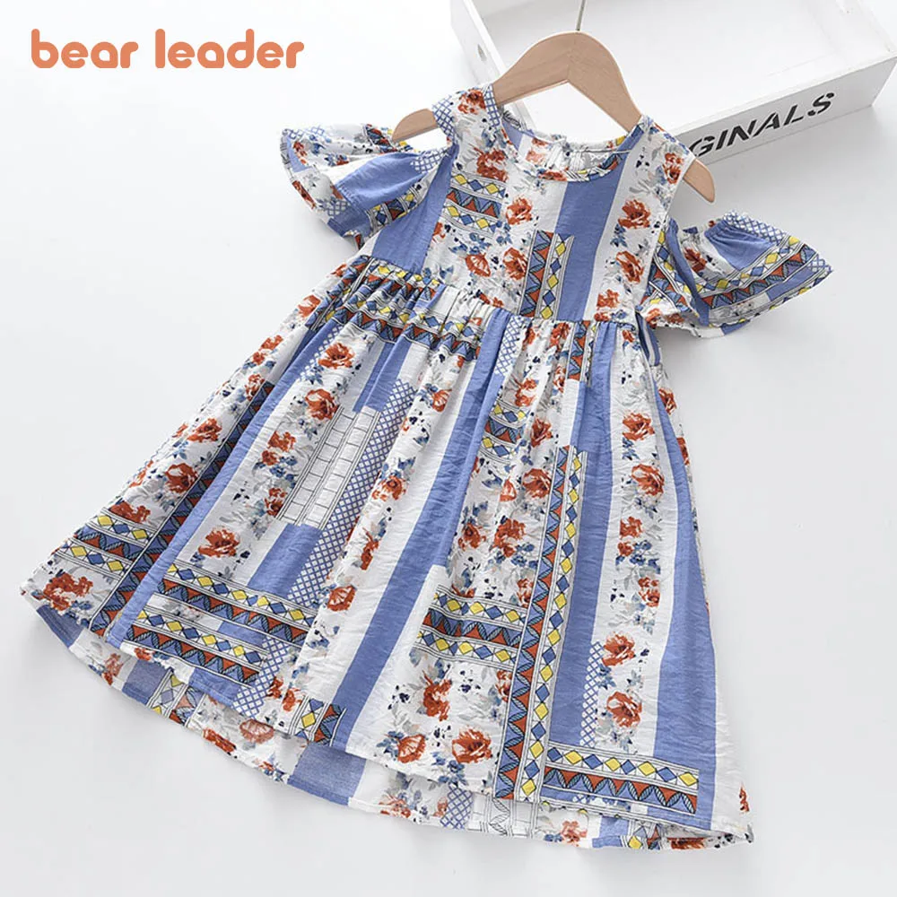 Bear Leader Princess Dresses 2022 Summer New Flower Print Patchwork Dress Shorts Sleeve Round Neck Girls Dress for 4-8 Years Old
Bear Leader Princess Dresses 2022 Summer New Flower Print Patchwork Dress Shorts Sleeve Round Neck Girls Dress for 4-8 Years Old