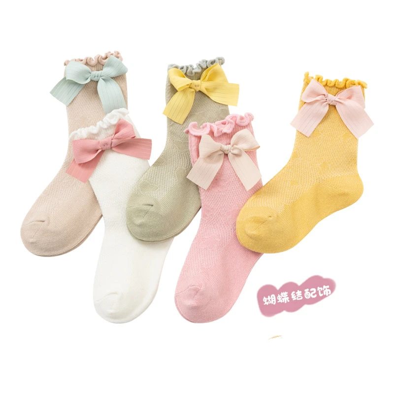2022 Baby Socks Spring and Summer Fungus Lace Bow Girls Socks Candy Color Princess Style Mesh Children's Socks
2022 Baby Socks Spring and Summer Fungus Lace Bow Girls Socks Candy Color Princess Style Mesh Children's Socks