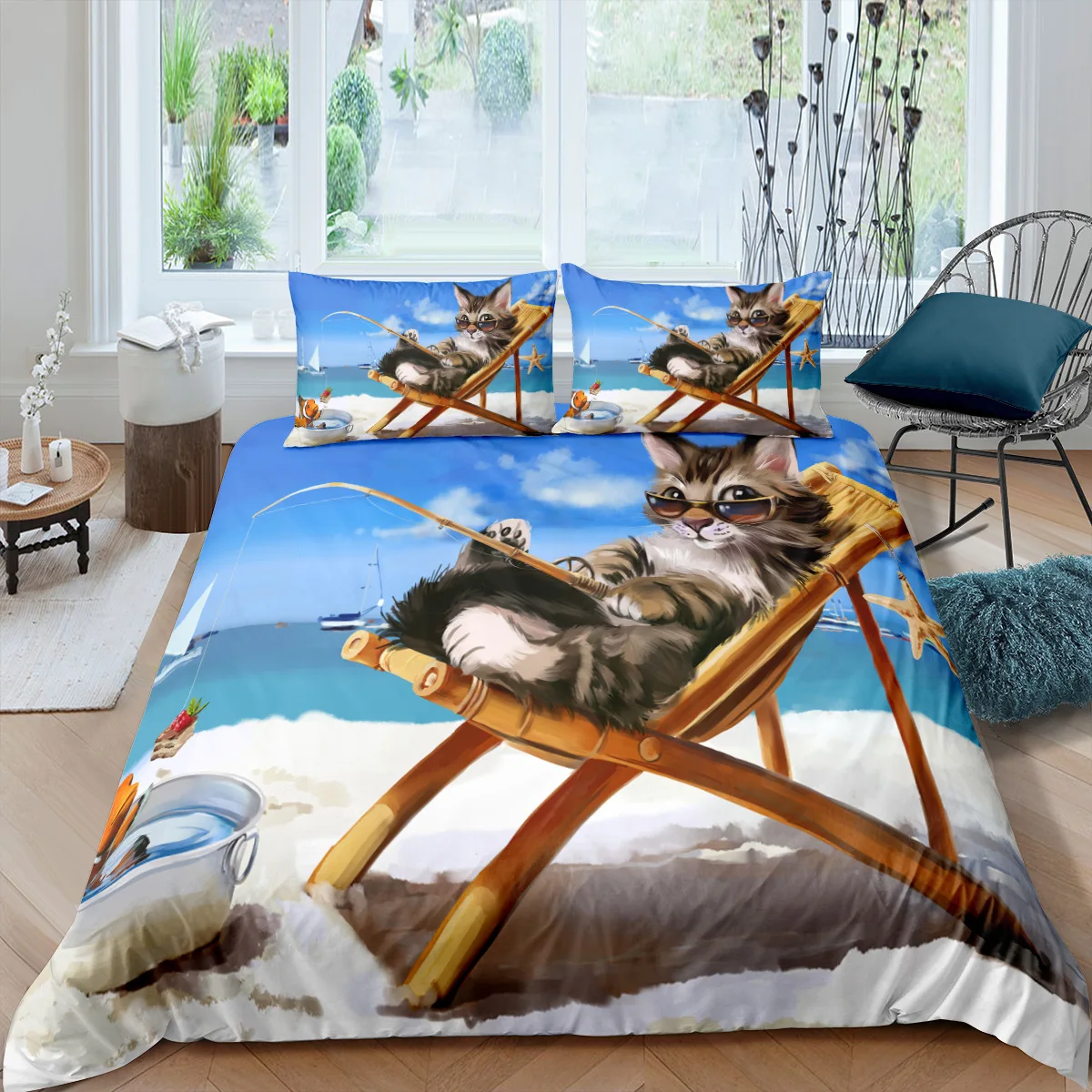 3D Cartoon Cat Duvet Cover for Teen Kids Polyester Fabric Soft Bedspreads For Bed Single Queen Size Bedding Set Quilt Cover
3D Cartoon Cat Duvet Cover for Teen Kids Polyester Fabric Soft Bedspreads For Bed Single Queen Size Bedding Set Quilt Cover