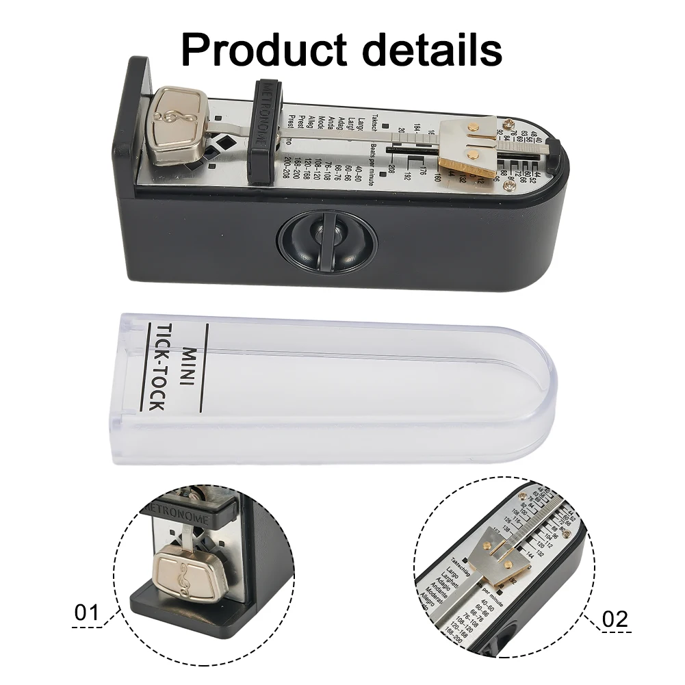 Hot Sale Mechanical Metronome Mini Style Color Music Timer For Guitar Piano Violin Ukulele Musical Instrument Universal Parts
Hot Sale Mechanical Metronome Mini Style Color Music Timer For Guitar Piano Violin Ukulele Musical Instrument Universal Parts