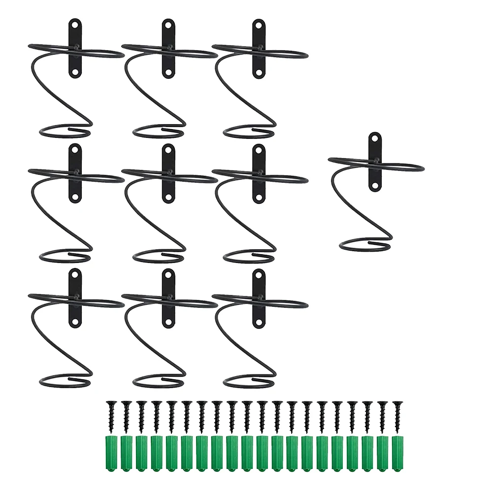 Wall Mounted Wine Racks 10 Pack Iron Wine Bottle Display Holder Rack Hanging Wine Organizer Rack with Screws
Wall Mounted Wine Racks 10 Pack Iron Wine Bottle Display Holder Rack Hanging Wine Organizer Rack with Screws