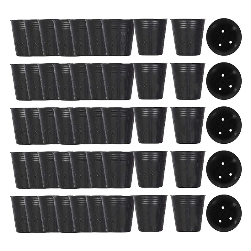 500Pcs Nursery Pot Plastic Plant Propagation Container Grow Bag Garden Supplies 8cmX8cm 
500Pcs Nursery Pot Plastic Plant Propagation Container Grow Bag Garden Supplies 8cmX8cm
