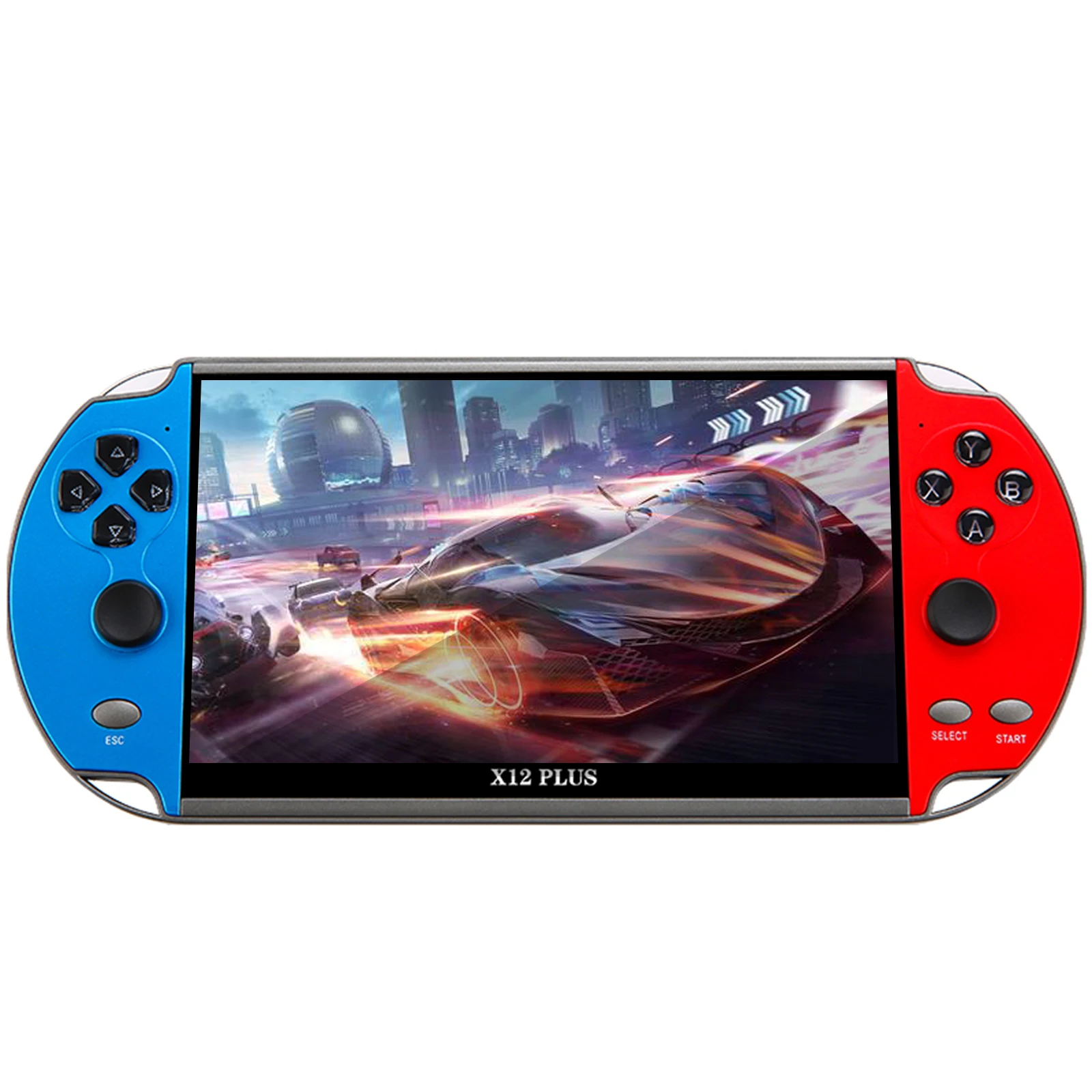 X7/X12 PLUS Handheld Game Console 4.3/5.1/7.1 Inch HD Screen Handheld Portable Video Player Built-in 10,000 Classic Free Games
X7/X12 PLUS Handheld Game Console 4.3/5.1/7.1 Inch HD Screen Handheld Portable Video Player Built-in 10,000 Classic Free Games