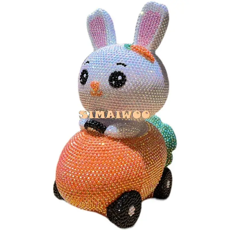DIY Handcraft Rabbit Piggy Bank Diamond Mosaic Crystal Cross Stitch Bling Rhinestone Office Home Decor Kid Birthday Luxury Gift 
DIY Handcraft Rabbit Piggy Bank Diamond Mosaic Crystal Cross Stitch Bling Rhinestone Office Home Decor Kid Birthday Luxury Gift