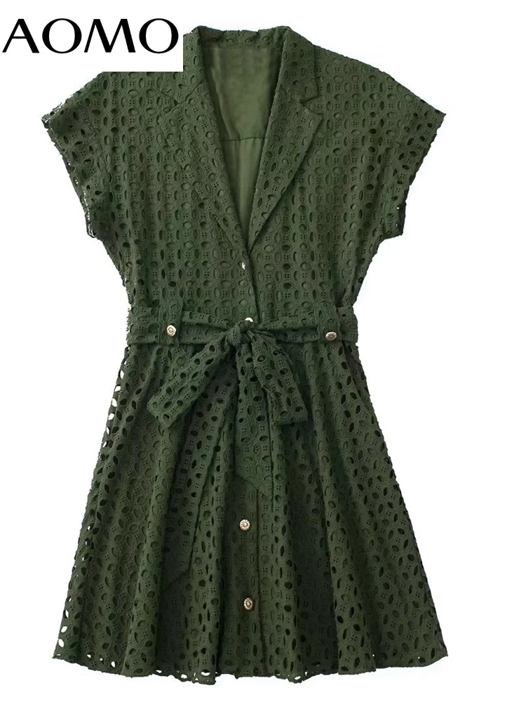 AOMO Women Embroidery Romantic Dress Short Sleeve with Slash Females Mini Dresses Vestidos 3H471A
AOMO Women Embroidery Romantic Dress Short Sleeve with Slash Females Mini Dresses Vestidos 3H471A